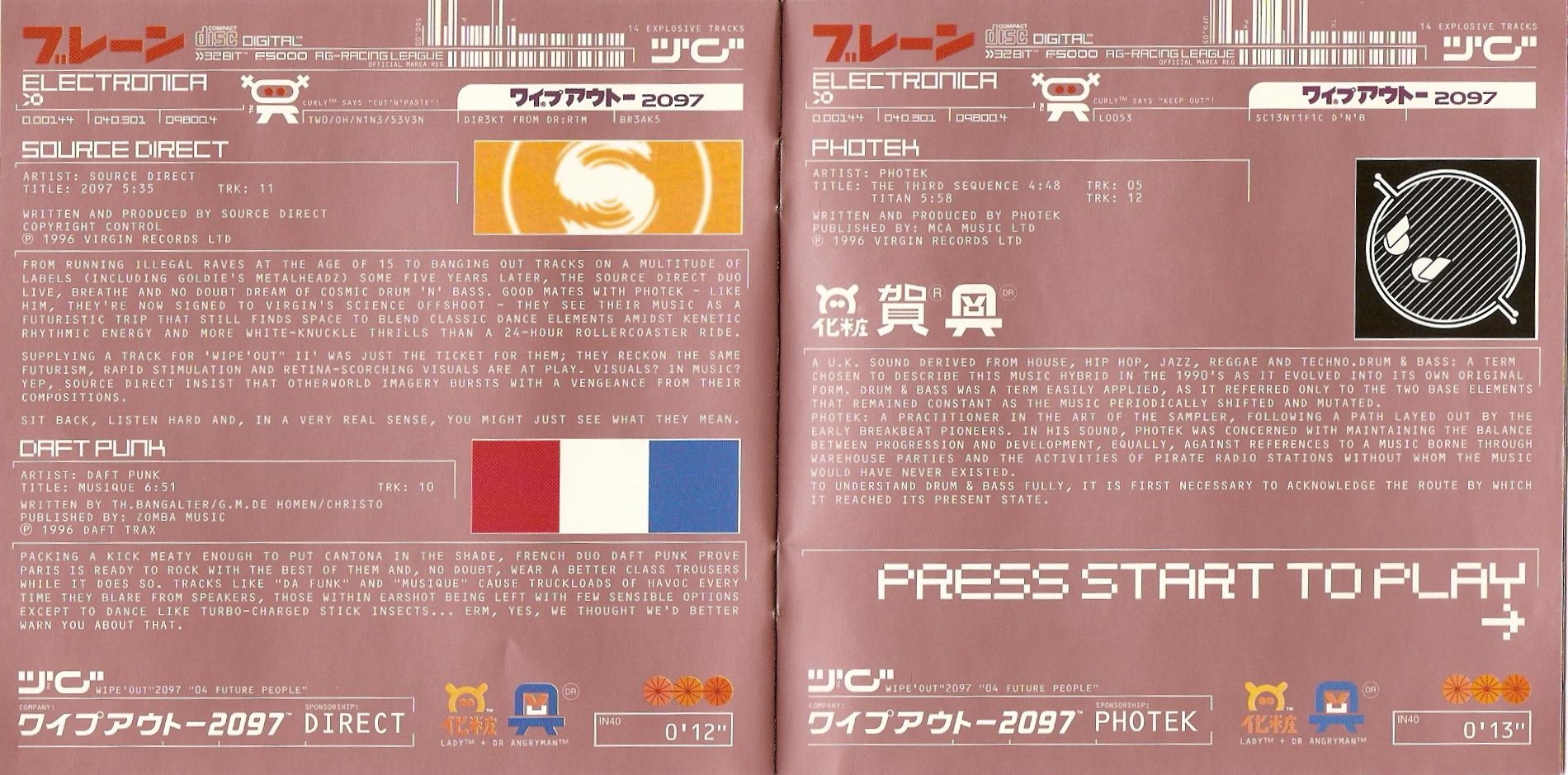 WipEout 2097 - The Soundtrack (1996) MP3 - Download Soundtracks